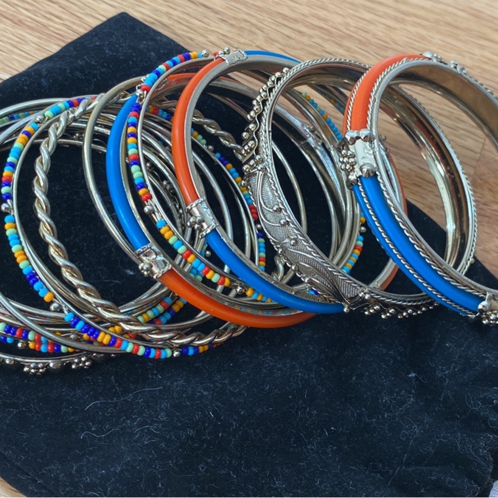 Beautiful new set of colorful bangles